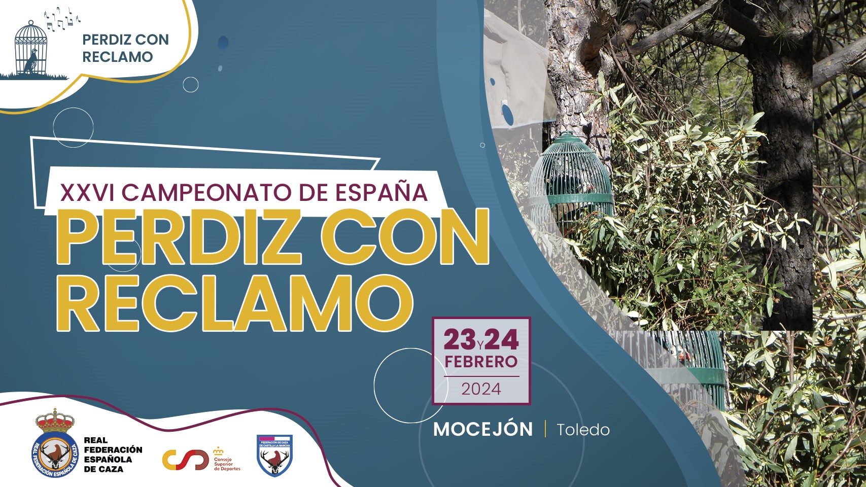 El XXVI Campeonato de España de Perdiz con Reclamo se decidirá en Mocejón